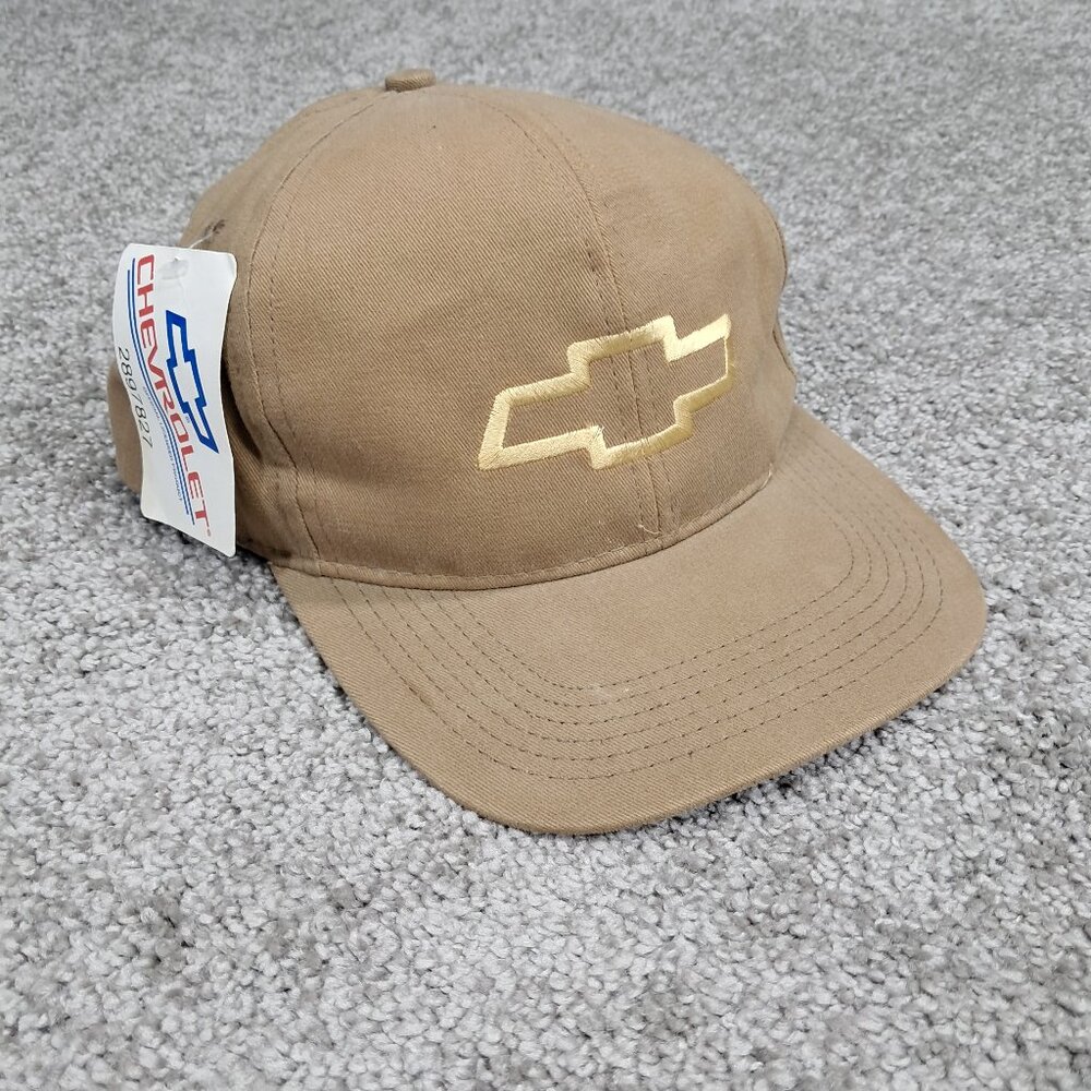 Swingster Chevrolet Men's Baseball Hat Snapback‎ Beige One Size